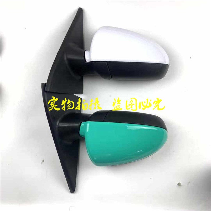 适用于今日阳光m1电动汽车轿车后视镜反光倒车镜左右带漆折叠四轮