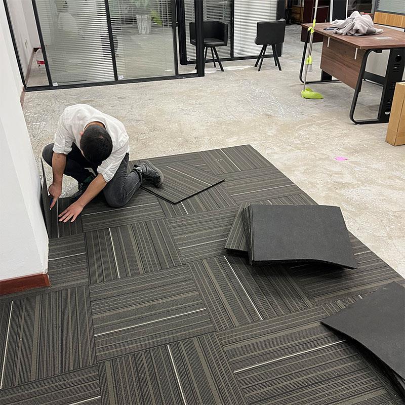 办公室地毯台球厅拼接商用工程大面积公司防火加厚写字楼方块地毯