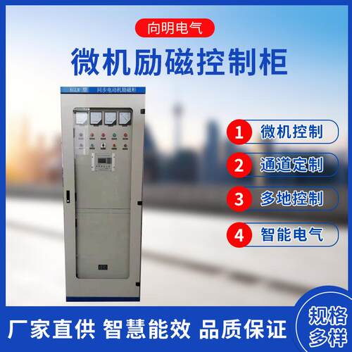 厂家直销KGLW系列同步电机励磁柜触摸屏控制发电机励磁单双通道屏