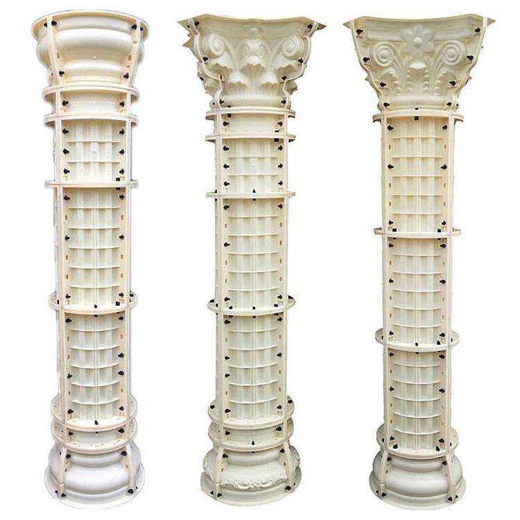 罗马柱模具圆柱模板别墅柱子水泥浇灌装饰柱头欧式圆形大门柱全套
