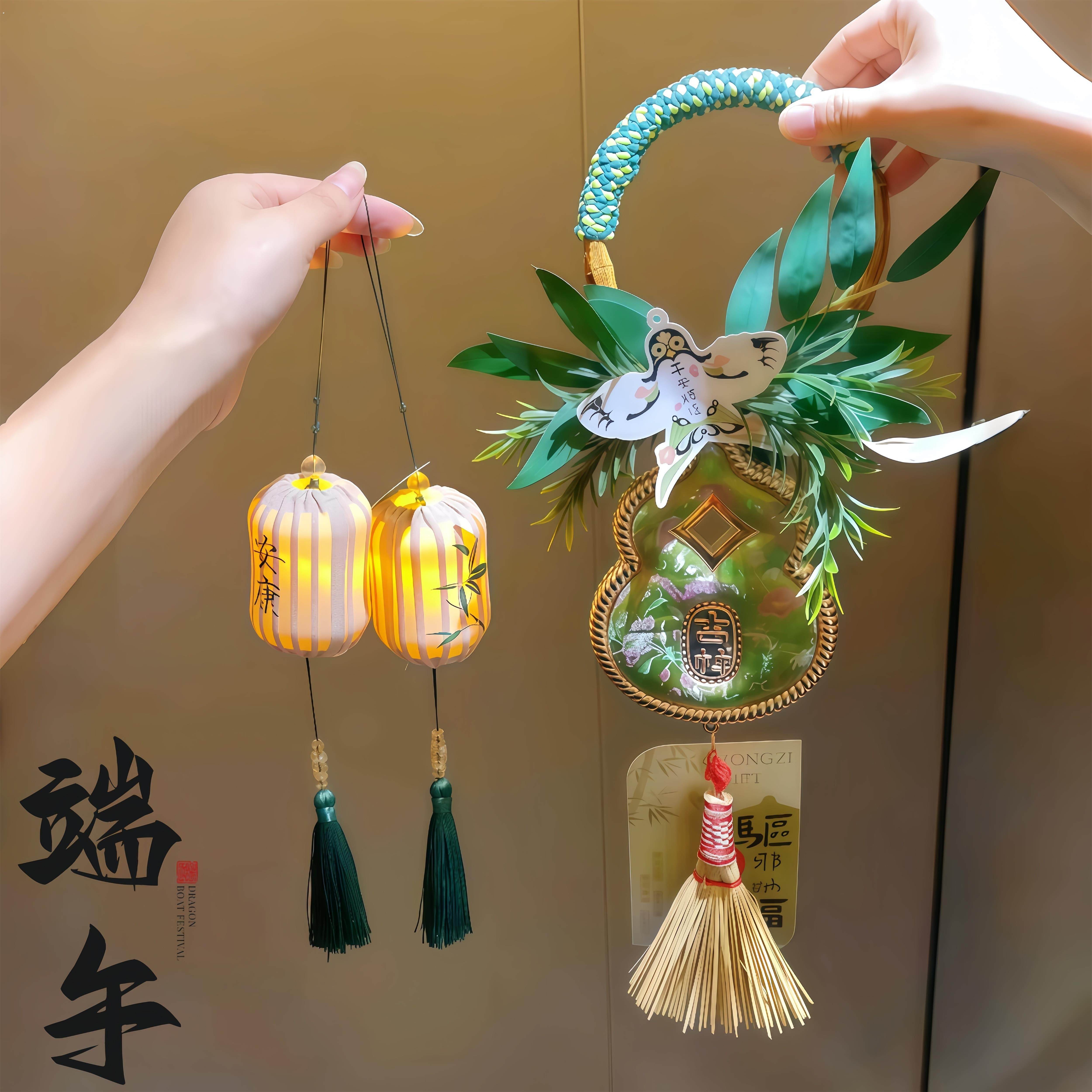 端午节挂件葫芦门挂非遗手工灯笼入户门口挂饰节日氛围感布置装饰