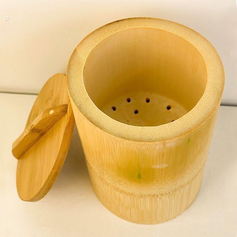 老式竹蒸子楠竹蒸饭筒竹根蒸饭桶纯手工竹子竹甑子家用蒸米饭竹筒