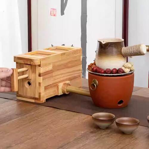 实木风箱手拉小型小风箱迷你煮茶小风箱老式茶炉纯手工手拉小风箱