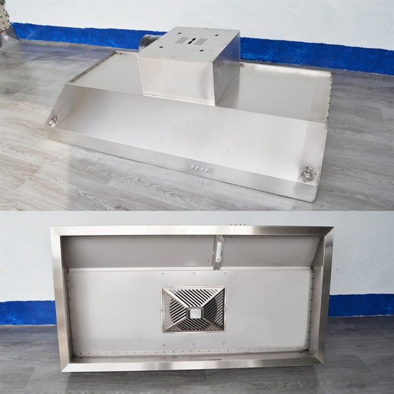 大吸力不锈钢商用抽油烟机排烟罩饭店厨房食堂家用农村土灶柴火灶