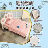 宠物床猫爪床狗狗床宠物窝泰迪窝狗狗垫大型狗床金毛床二哈床