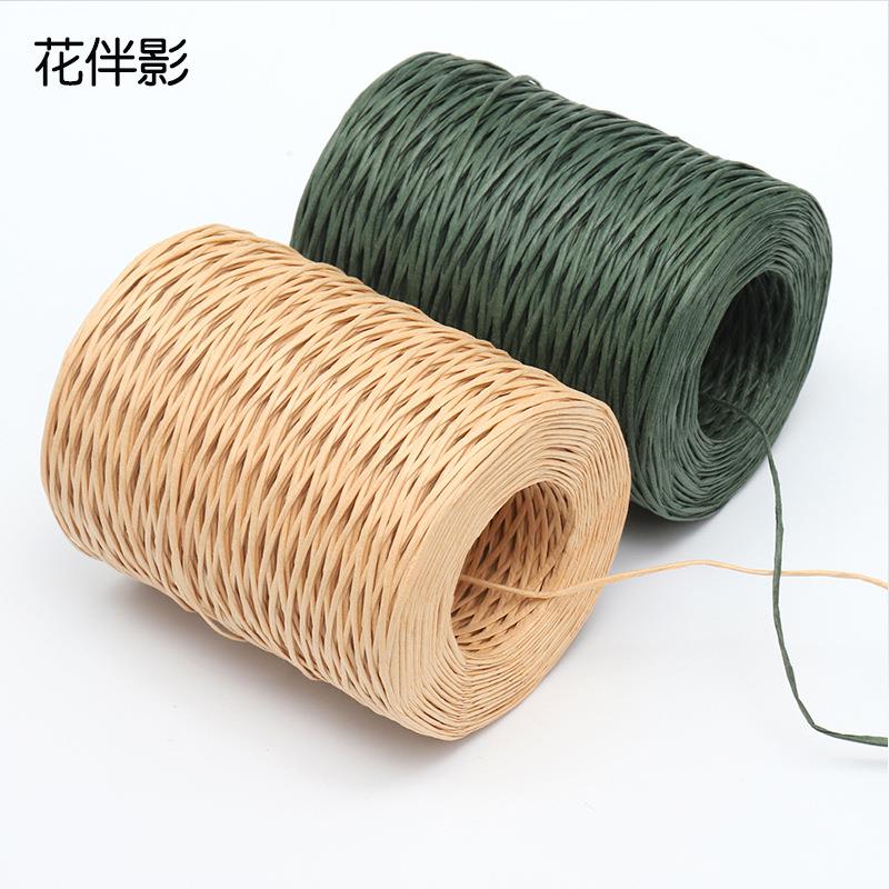 花伴影花艺铁丝手工DIY原色麻绳魔带塑料铁丝花艺花束包装材料