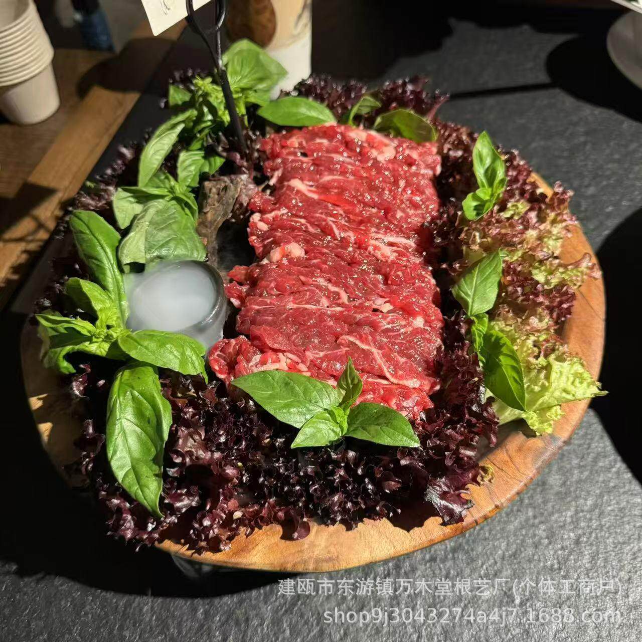 创意果盘果盆香杉木客厅家用根雕果盘水果盘子干果坚果零食盘