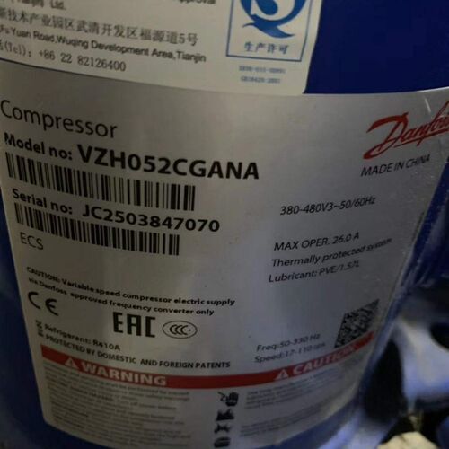 VLZ044TGNE9 VLZ028TGNE9适用于丹佛斯制冷压缩机VZH052CGANA