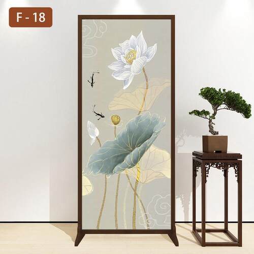 新中式屏风隔断客厅进门遮挡正对大门玄关家用入户入门玄关可移动