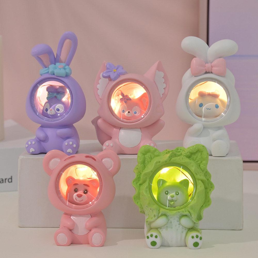 治愈系摆件少女心创意可爱家居办公桌上小装饰品房间桌面生日礼物