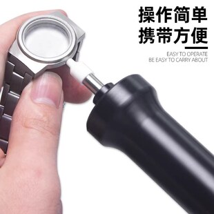 修表工具开手表前盖玻璃器加压打气泵打气笔拆卸表镜开启表蒙神器