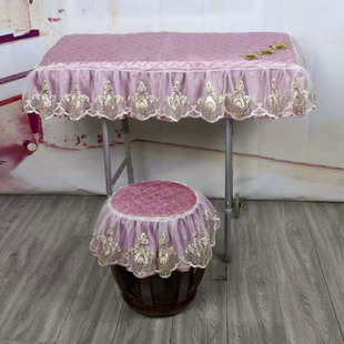 新款电子琴罩优雅好绒丝面料61键琴披 防尘罩可定制尺寸琴盖巾