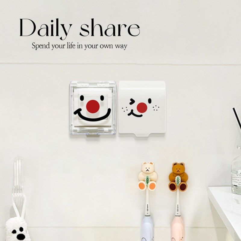 大鼻子笑脸卫生间插座防水罩防触电浴室开关保护套家用防水防溅盒,电子/电工,防溅盒,淘宝优惠券,粉丝福利购,淘宝优惠卷