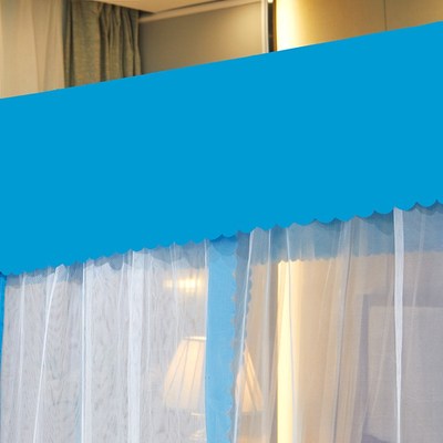 新款防尘顶蚊帐1.5m三开门1.8米落地加粗不锈钢支架家用双人2.0米