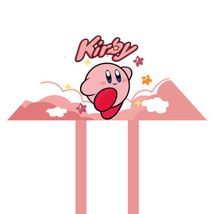 风筝来图定制 星之卡比探索发现儿童新手结实易飞2023年新款风筝