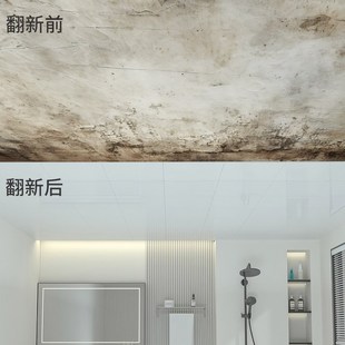 顶贴天花板贴纸自粘屋顶吊顶装饰遮丑墙贴自装简易卫生间棚顶房顶