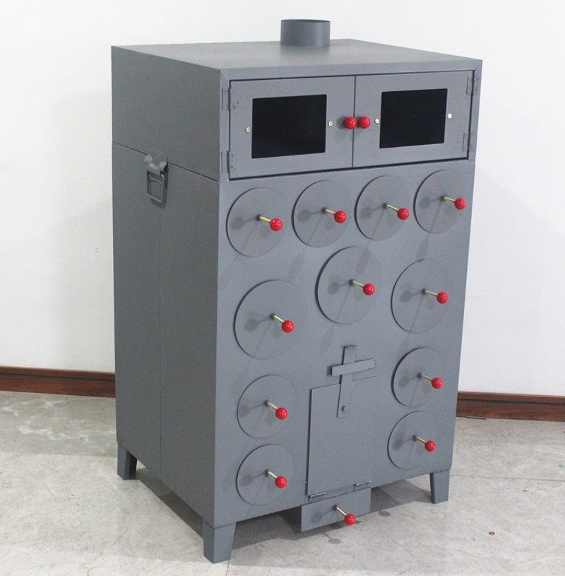 烤地瓜机9孔红薯玉米烤箱苞米商用街头小吃煤炭柴火雪梨炉神器11