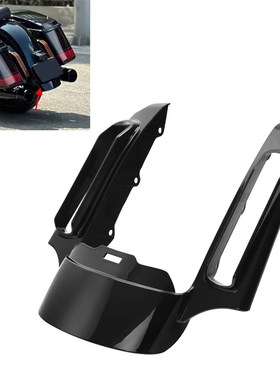 哈雷路王 大滑翔CVO公路街道改加装LED后挡泥板尾灯后泥瓦14-23年