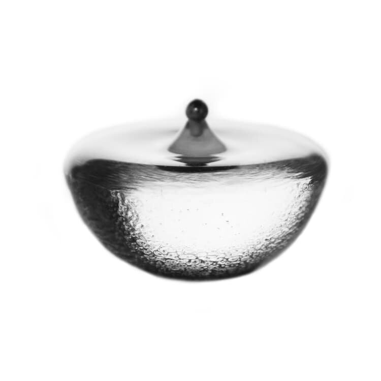 玻心璃语  凝水香立 茶室摆件 水晶玻璃  创意礼品 手工 香插