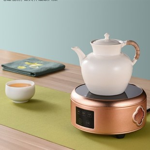信轩堂电陶炉玻璃茶壶煮茶器小型电磁炉静音家用光波炉泡茶晋芳