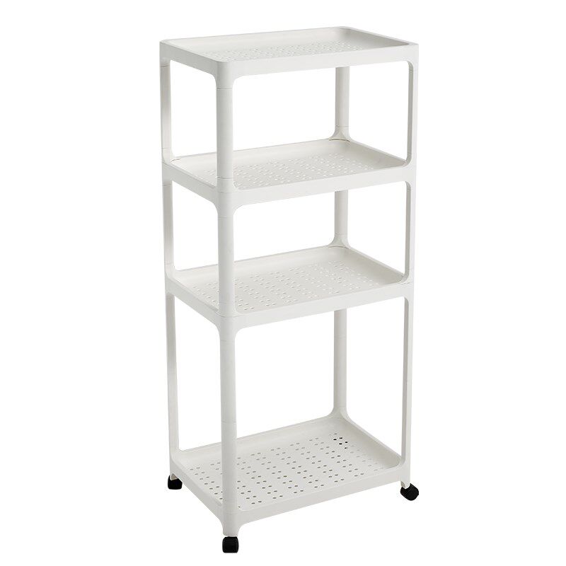 浴室脸盆架阳台洗衣机液卫生间放水桶收纳置物架厚塑料多层落地式