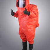 A重型全封闭防化服救援服耐酸碱防护服 防化服RHF 海安特重型