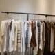 服装 店专用黑色货架侧挂衣杆 店上墙壁挂展示架落地直杆挂衣架女装