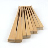 苏工扇骨面 男女士空白扇子 苏呆纸 7寸8寸9寸10寸水磨司玉竹折扇