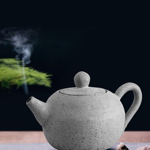 平定砂锅手工黑砂土砂壶煮白茶普洱茶壶