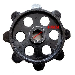 六键8齿驱动轮行走轮农友宝田润田履带耕田机拖拉机收割机驱动轮