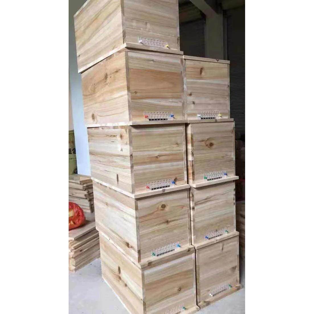 土养中蜂箱自然巢老式蜂箱土养蜂箱诱蜂招蜂箱引蜂箱杉木板蜜蜂箱