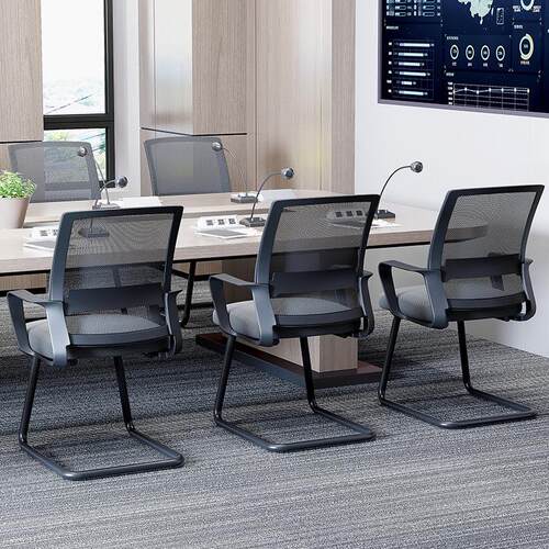 椅子家用办公电脑椅舒适久坐护腰靠背椅弓形椅人体工学习办公座椅
