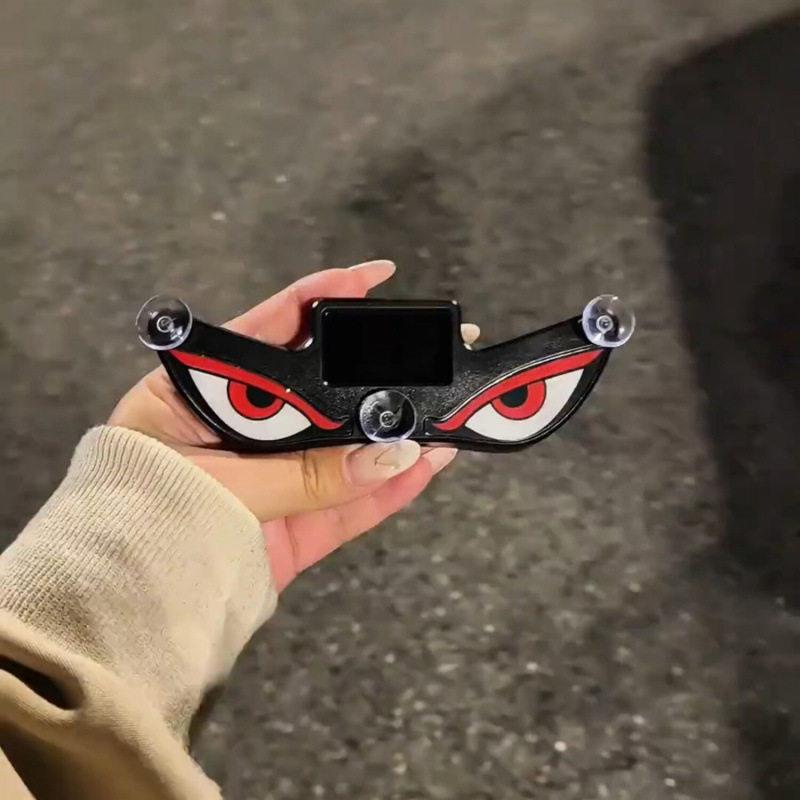 恶魔之眼眨眼车灯汽车动态眼睛灯太阳能车载后窗三角窗装饰氛围灯