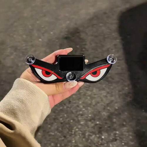 恶魔之眼眨眼车灯汽车动态眼睛灯太阳能车载后窗三角窗装饰氛围灯