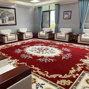 办公室会议接待室满铺羊毛地毯商用定制加厚酒店走廊大面积全整铺
