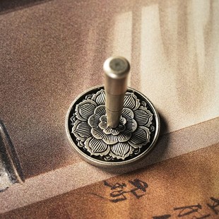 香押黑檀柄黄铜香灰压香道工具香压灰押香篆香拓香灰整灰理灰