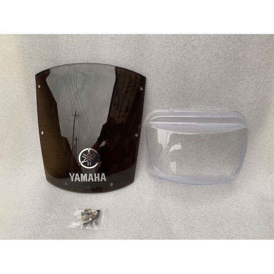 适用于建设YAMAHA机车配件 YBR/天剑/JYM125-2客厅灯/导流罩玻璃