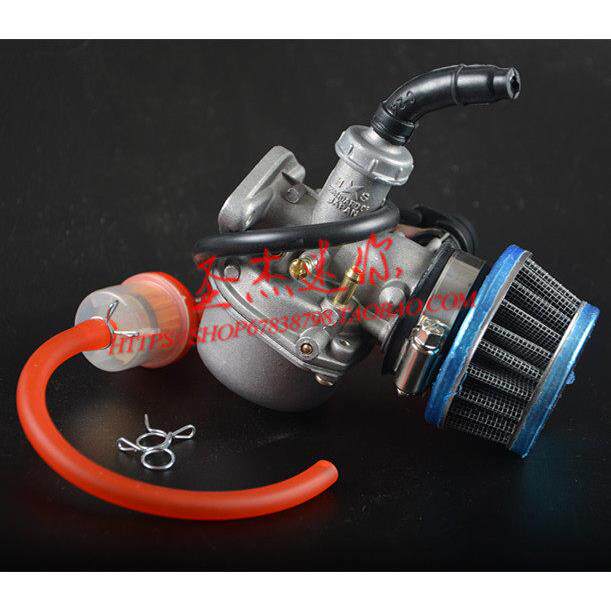 沙滩车配件卡丁车小越野摩托车110-125CC发动机PZ19化油器+空滤器