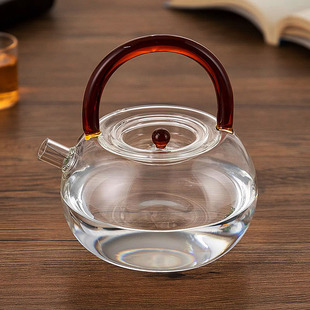 叙锦提梁烧水泡茶壶带过滤煮茶壶耐热玻璃加厚防爆耐高温煮水茶具