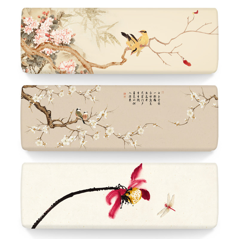 空调罩挂机空调防尘罩中式素雅玉兰壁式空调罩通用空调套防尘罩子