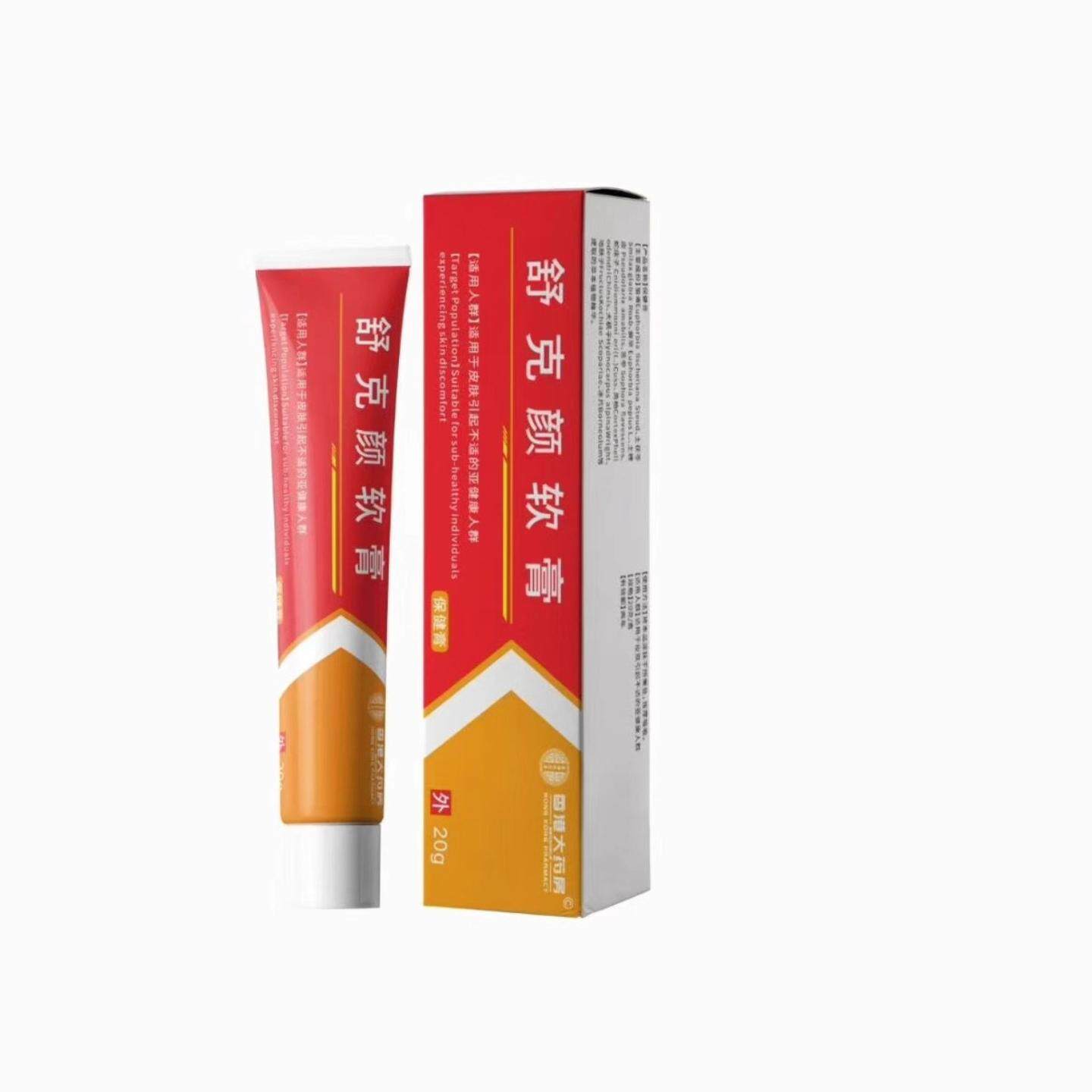 舒克颜软膏皮肤不适痒发红干燥外用护理保健膏可其他问