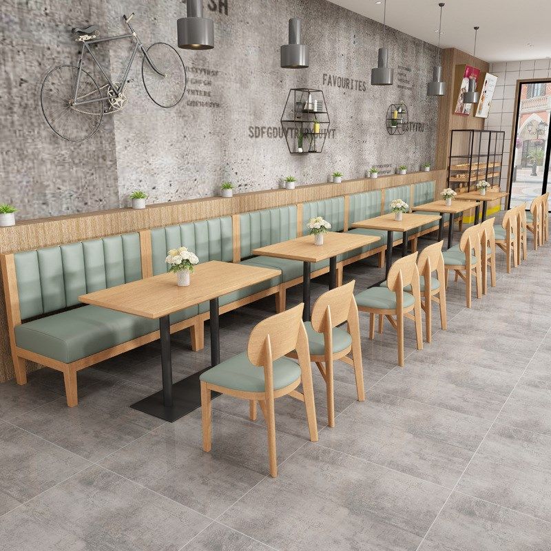 餐饮桌椅组合 咖啡厅自助餐厅面馆餐厅带抽屉桌连锁店 奶茶店桌椅,商业/办公家具,商用餐椅,淘宝优惠券,粉丝福利购,淘宝优惠卷