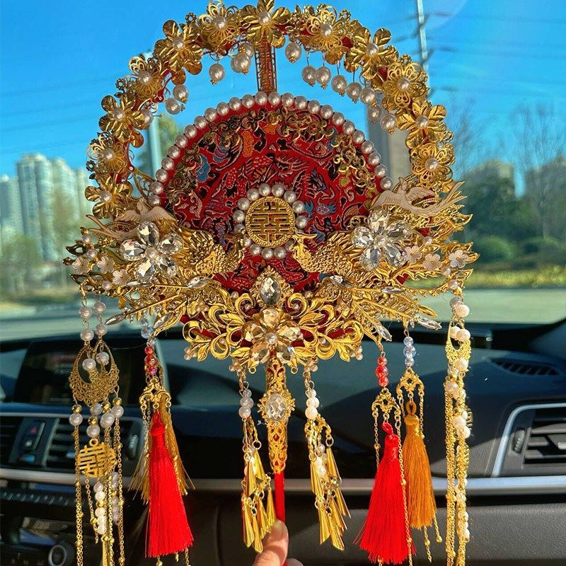 双面双色重工新娘中式婚礼高级感团扇秀禾喜扇高端diy材料送闺蜜,家居饰品,工艺扇/团扇/喜扇/折扇,淘宝优惠券,粉丝福利购,淘宝优惠卷