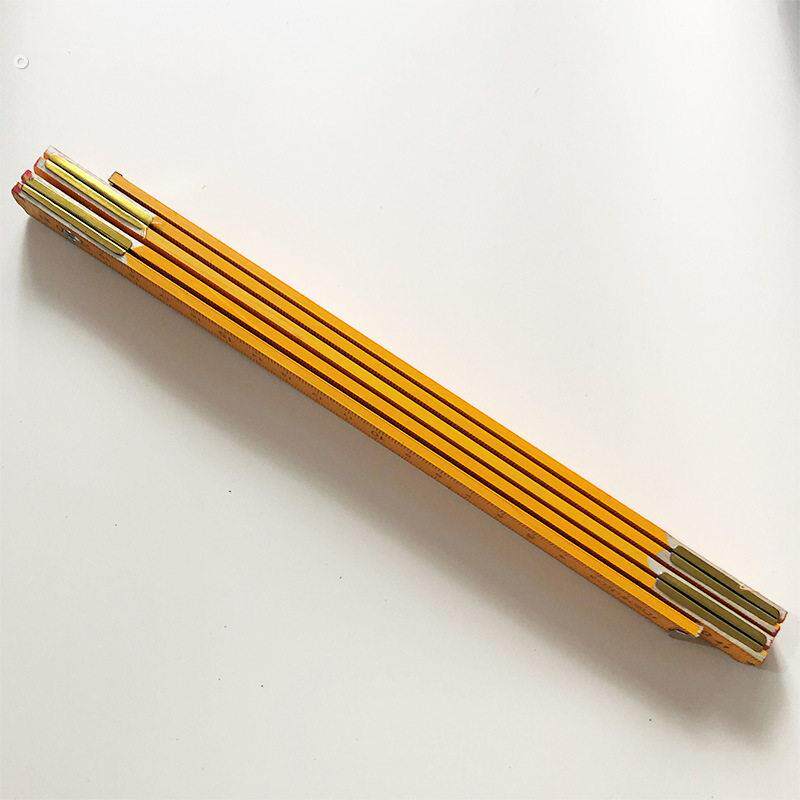 木制折叠尺木尺米尺绘图工具教学用品1.5米折叠尺1米直尺