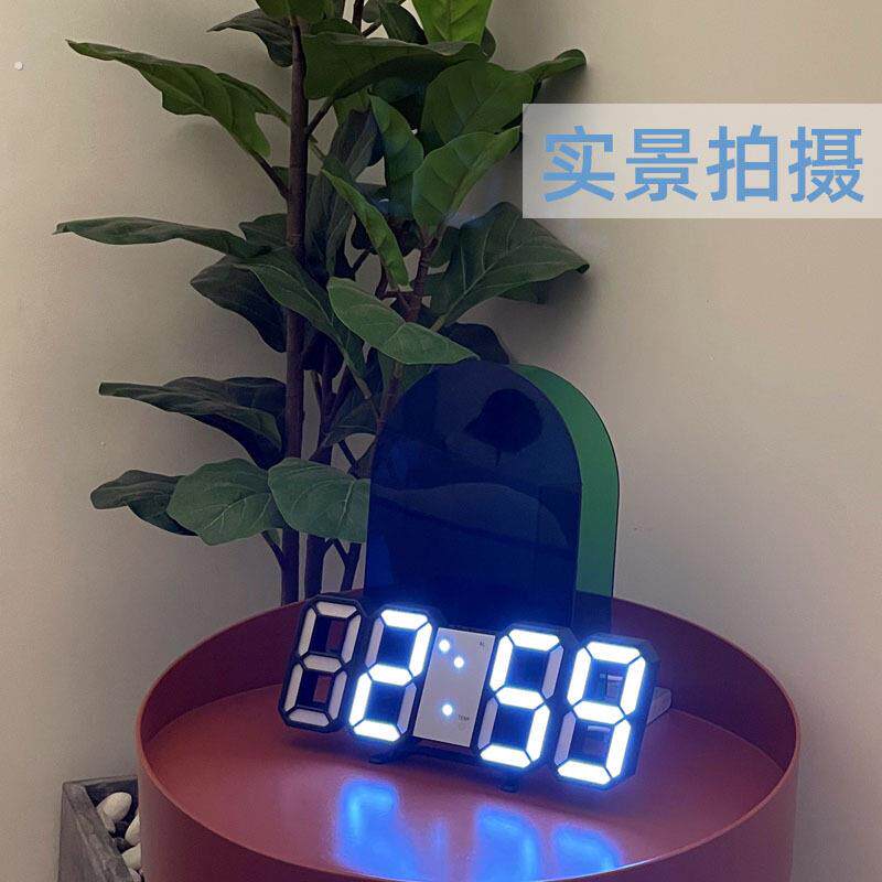 柜门电子钟表数字显示led时钟客厅2025新款挂墙简约现代高级家用