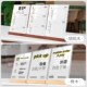 实木L型立牌台卡a4亚克力桌牌透明台签木质底座广告牌奶茶店菜单