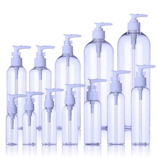 压20 压00ml透明分装泵0乳液 500ml沐QCF浴露啫喱膏按塑料