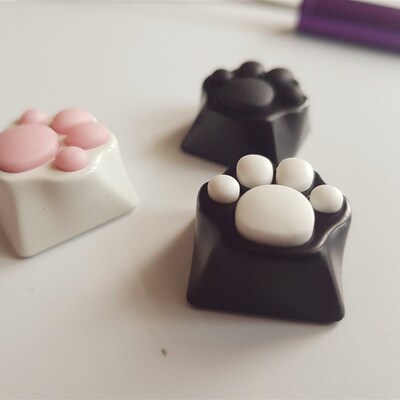 机械键盘个性键帽熊爪猫爪金属键帽 可爱软硅胶手感机械键盘键帽