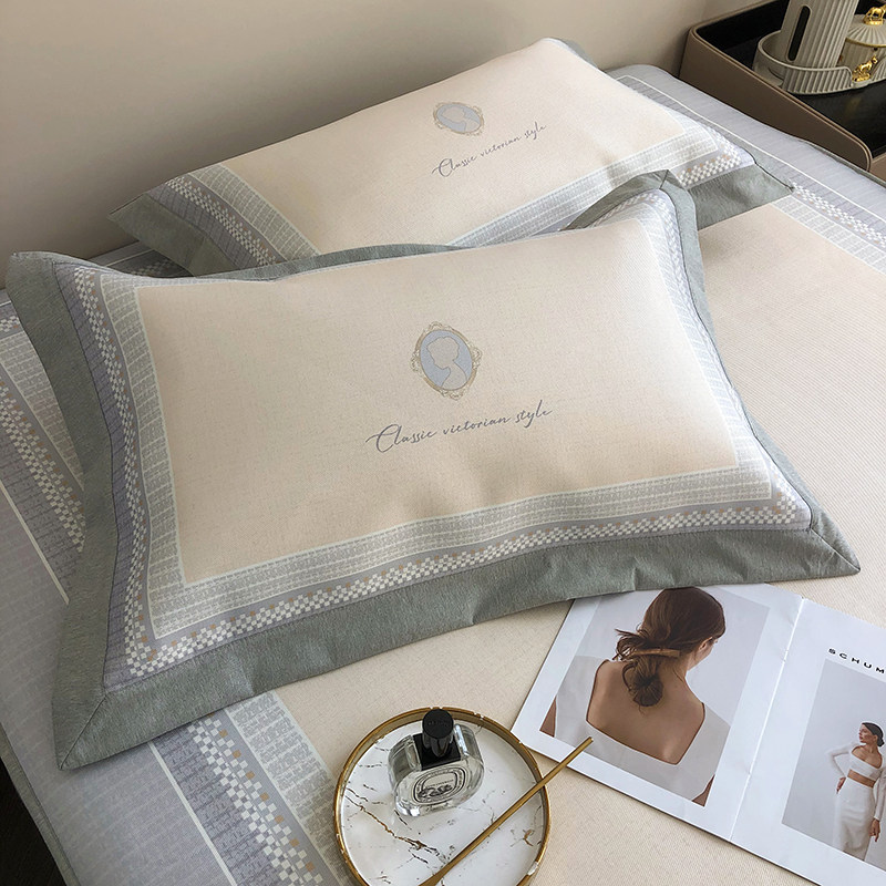 夏季冰丝凉席三件套可水洗高端数码印花床笠款单双人空调软席子,床上用品,冰丝席,淘宝优惠券,粉丝福利购,淘宝优惠卷