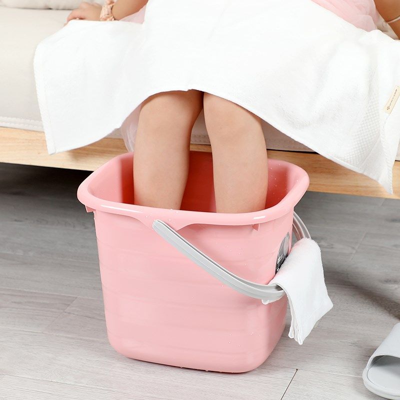 家用养生泡脚桶过小腿方形塑料桶加厚泡脚盆高深筒宿舍洗脚足浴桶,家庭/个人清洁工具,足浴盆/足浴桶,淘宝优惠券,粉丝福利购,淘宝优惠卷